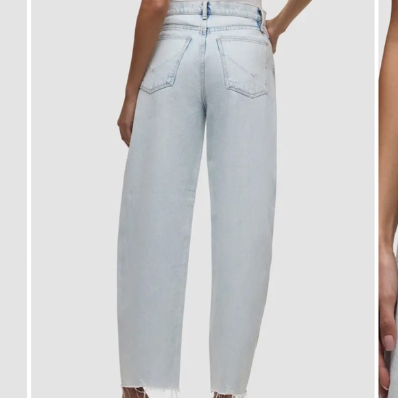 HUDSON Awesome Wide Leg Barrel Twist Jeans in Washed Blue Sz 27 NWT $255!! - Picture 2 of 7